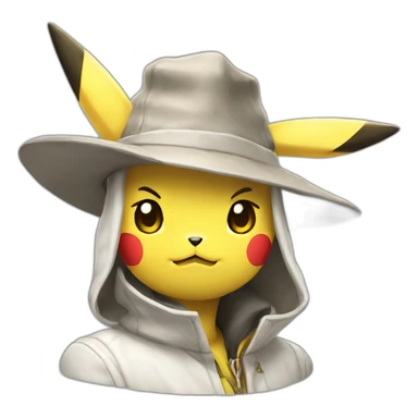 arceus con gorro de pikachu sticker