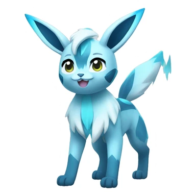 Glaceon full body sticker