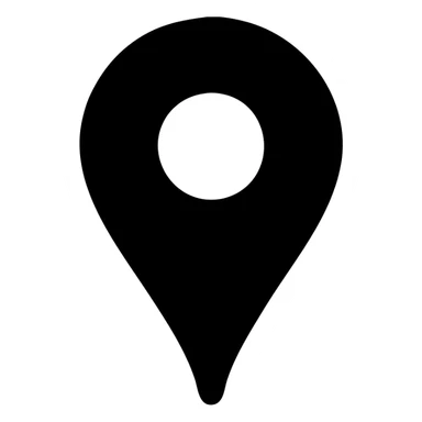 pink location pin solid filled icon sticker