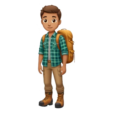 A nature lover guy sticker