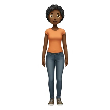 full body female muskteer sticker