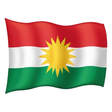 Kurdistan flag sticker