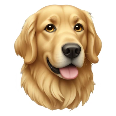 golden retriver emoji  sticker