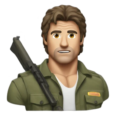 rambo with norris sticker