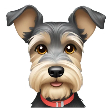 Yorky schnauzer mix ￼ sticker