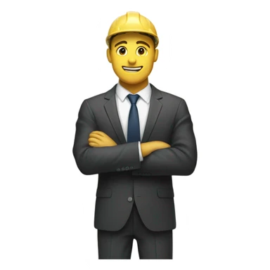 A guy in a suit receiving money from a construction worker on the ground sticker