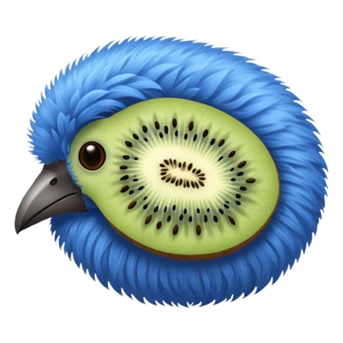 blue kiwi sticker