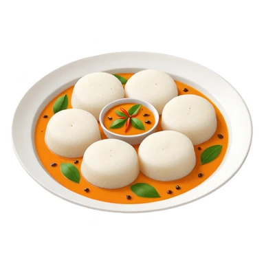 2 idli sambar  sticker
