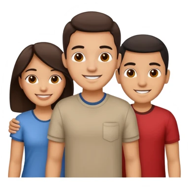 latinos 3 perosnas sticker