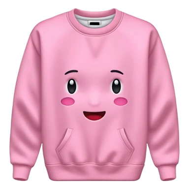 Sudadera rosa sticker