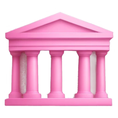 Pink bank sticker