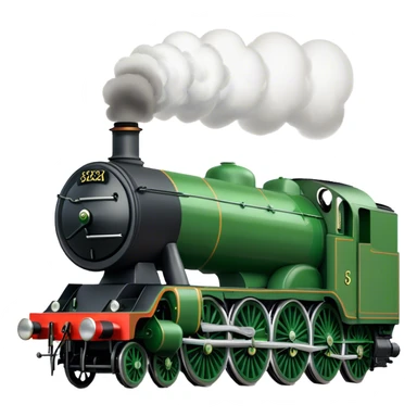 Steam Train - Flying Scotsman (Model Year: 2022) (Iconic colour: Green) sticker
