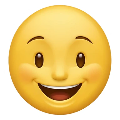 laughing face emoji, classic style sticker