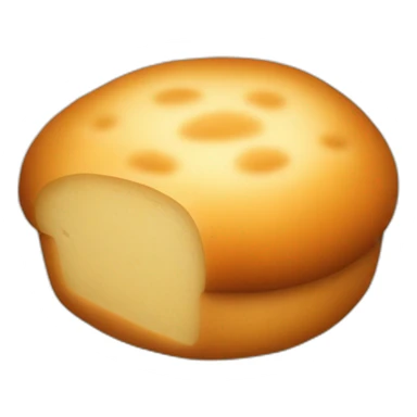 round bread in the oven sticker