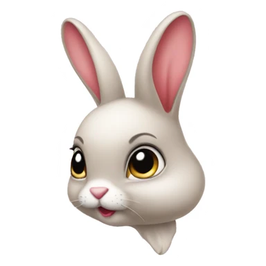 coquette bunny sticker