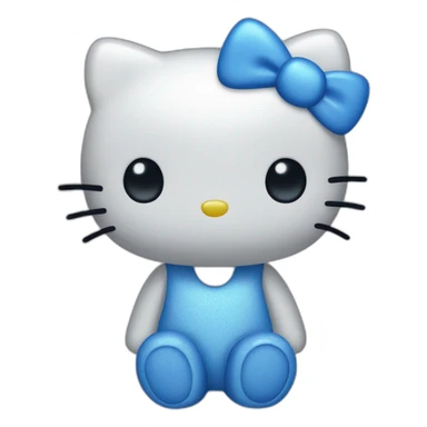 Hello kitty blue 💙 sticker