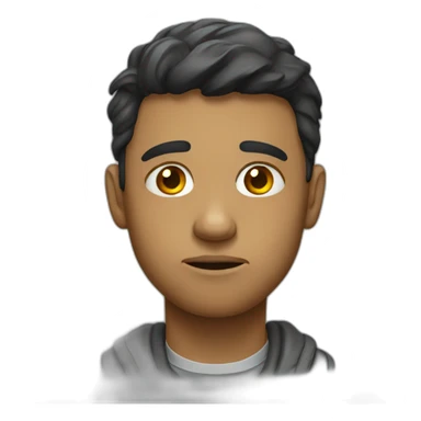 Sad student  sticker