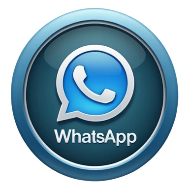 badge bleu du compte WhatsApp et Facebook certifié sticker