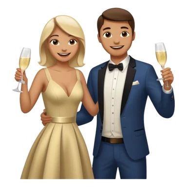 A Man Slapping a woman on her butt sticker