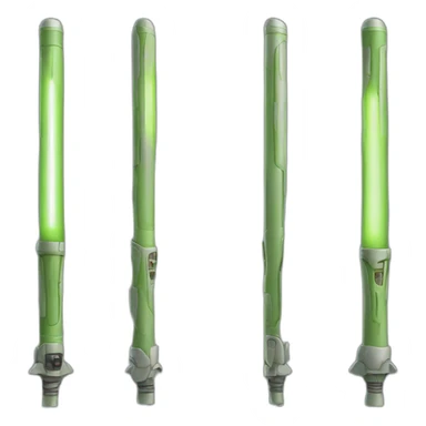 yoda lightsaber sticker