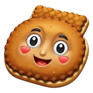 Black schnitzel sticker