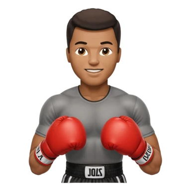 Mohammed Ali boxer sticker