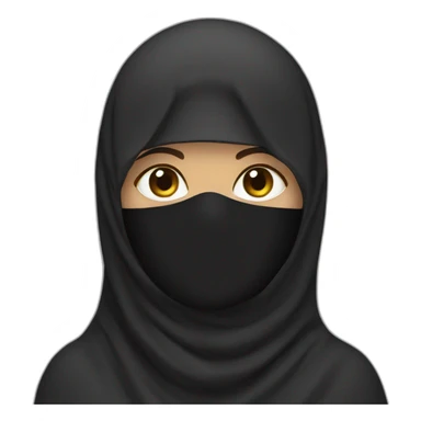 Femme niqab sticker