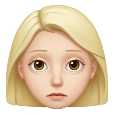 exhausted under eye dark circles sticker