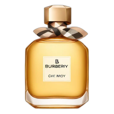 Burberry hero perfume sticker
