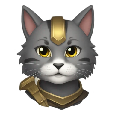 Warrior cat sticker