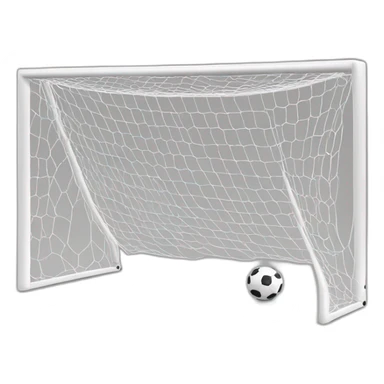 soccer goal clip art black white sticker