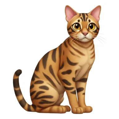 bengal cat sticker