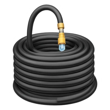 A Hose – coiled water hose sticker