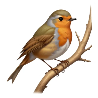 cinematic-robin-realistic-full-body-perched-emoji,-tiny-energetic-frame-balanced-on-a-delicate-branch,-vibrant-orange-breast-contrasting-against-soft-brown-feathers,-small-dark-eyes-glimmering-with-quiet-warmth,-dainty-beak-slightly-parted-as-if-mid-song,-slender-legs-gripping-the-bark-lightly,-simplified-yet-realistic-focused-features,-highly-detailed,-glowing-with-a-gentle-springtime-light sticker