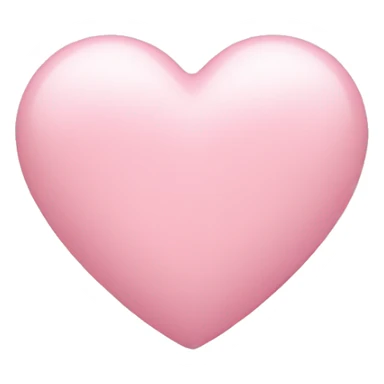 Light pink love heart sticker