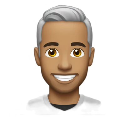 Lewis Hamilton avec 👍🏻 sticker