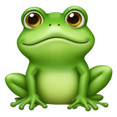 A frog with squireel kissing her sticker