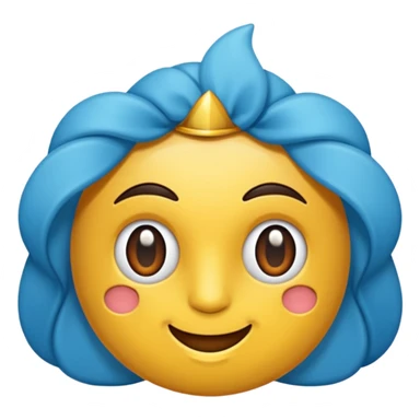 Mavi kutucuğun içerisinde beyaz tik sticker