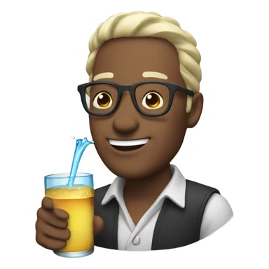 Cheers with water sticker