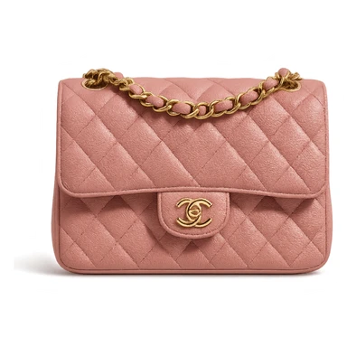 pink Chanel purse, photorealistic, elegant sticker
