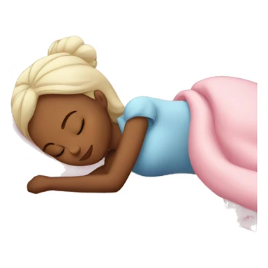 Princess sleeps peacefully sticker
