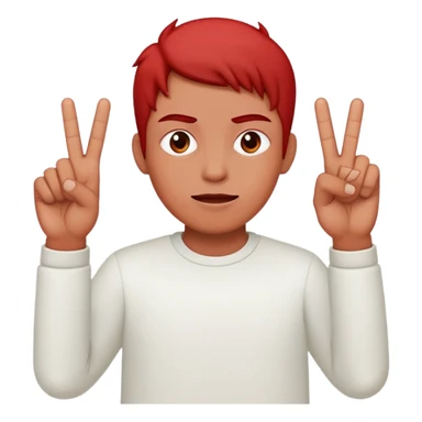 red face with 2 middle fingers  sticker