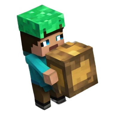 minecraft minecart festive sticker