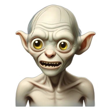 Gollum comprend pas sticker