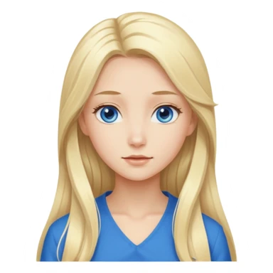 Norwegian beautiful anime lady sticker