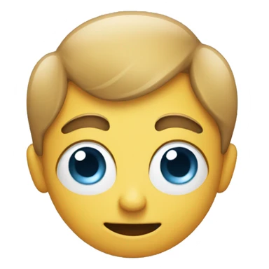 Sad person with a happy face sticker