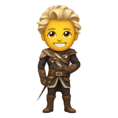 cosplaying emojis  sticker