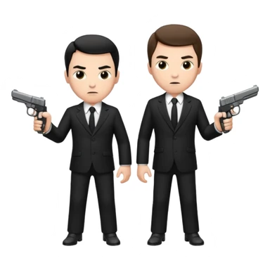 2 mafia members sticker