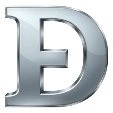 The letter d sticker