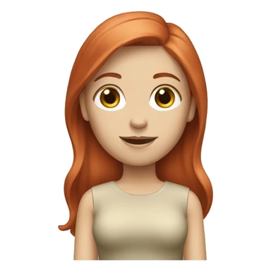 Three white women red hair brown hair blonde hair sticker